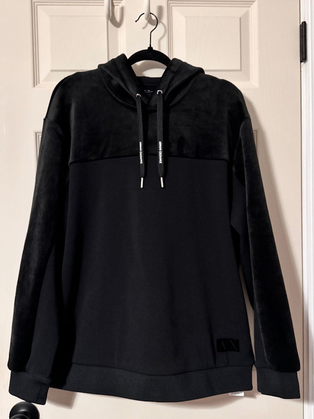 Armani Exchange Y2K classy elegant black hoodie